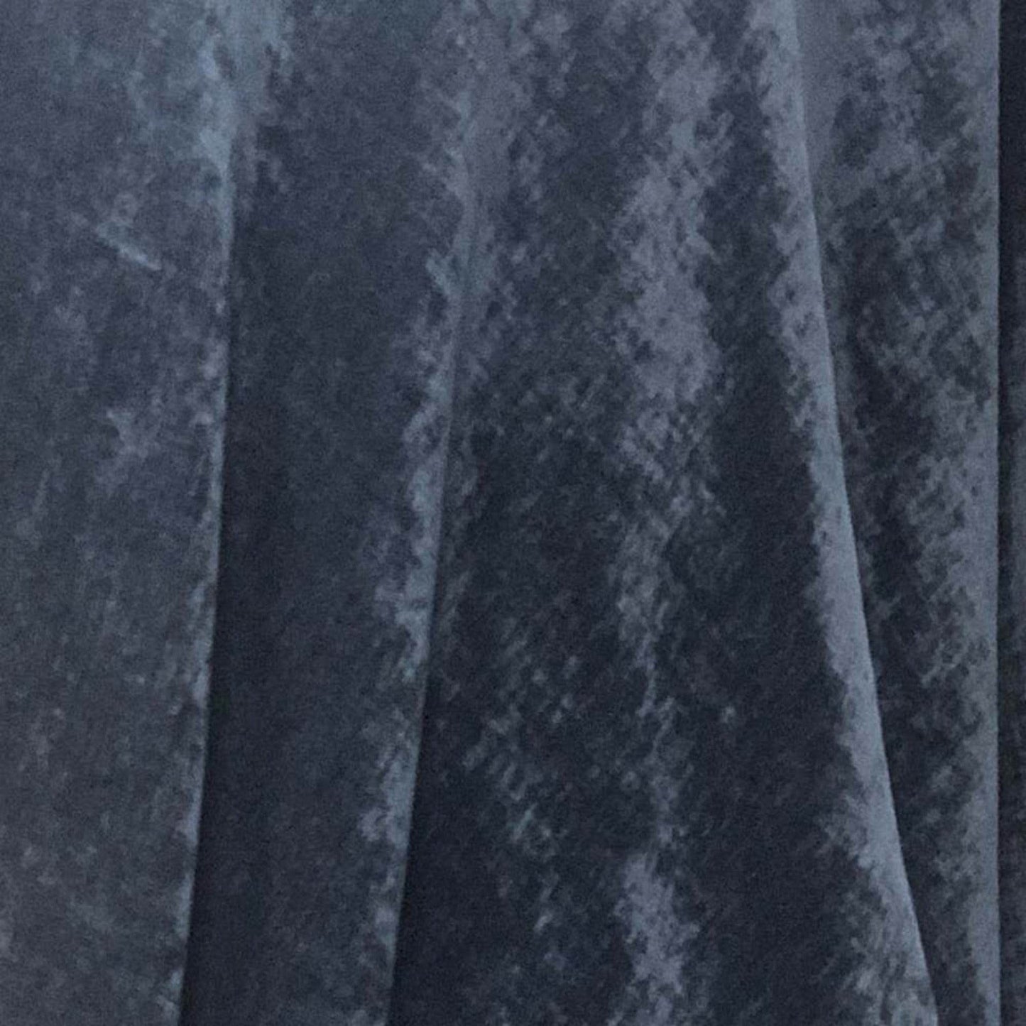 Navy Chenille Soft Velvet Fabric - Fabrics Star