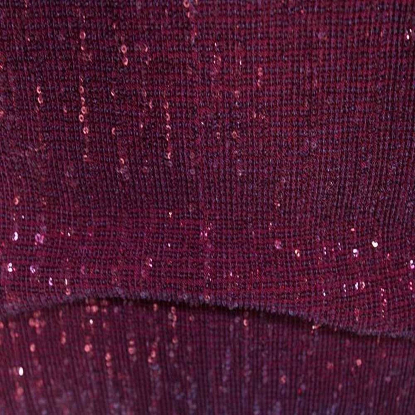 Cranberry COCKTAIL Sequin Fabric on Mesh Material Fabric - Fabrics Star