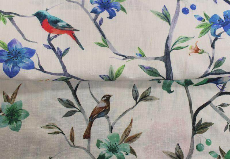 PARROT Digital Print Fabric - Cotton Hand - 58 Inch. in Width, | Home Decor - Fabrics Star