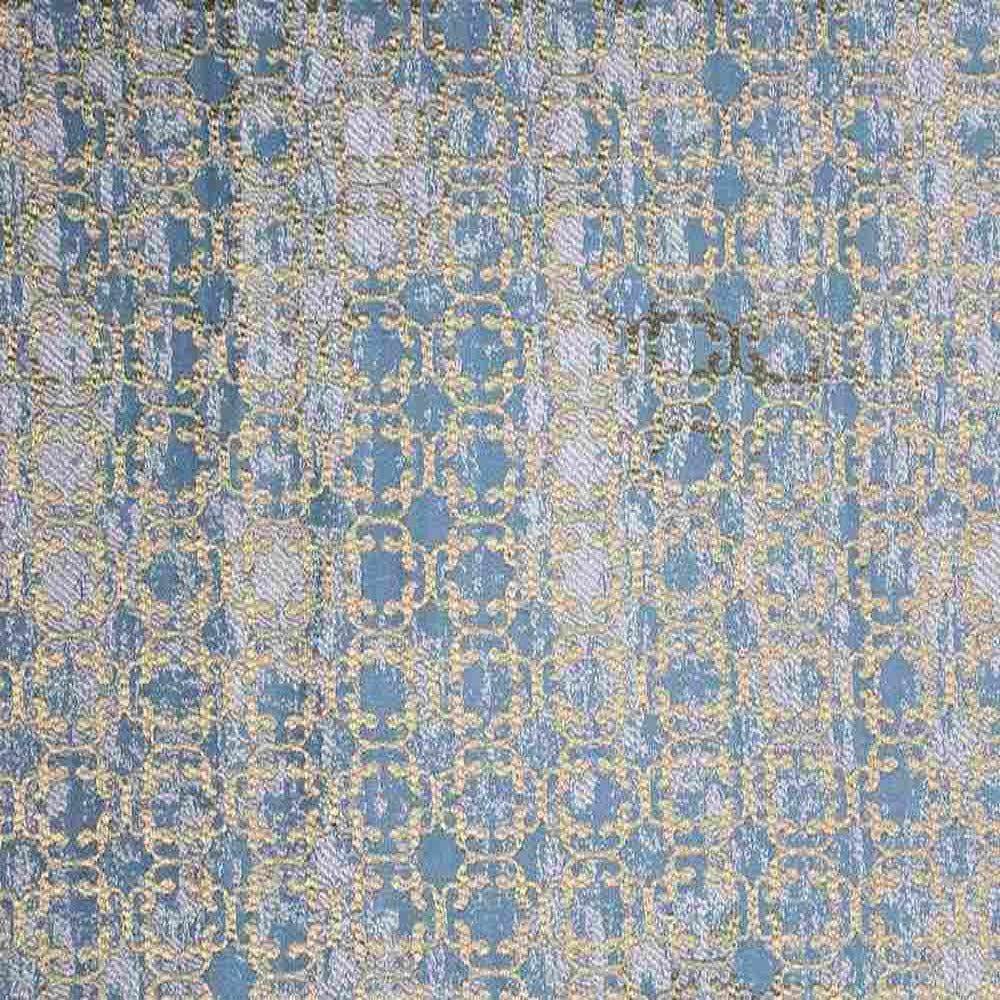 Cold/Blue Denver Jacquard Fabric - Fabrics Star