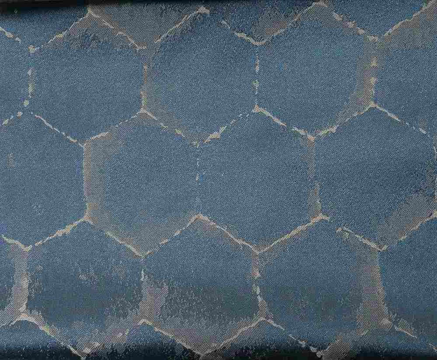 Copan Blue Frontier Jacquard Fabric - Fabrics Star
