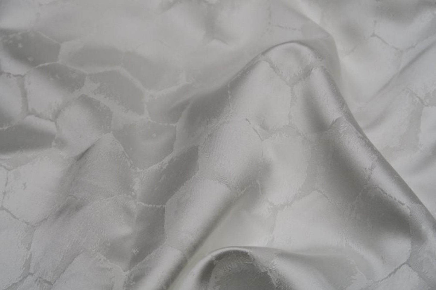 White Frontier Jacquard Fabric - Fabrics Star