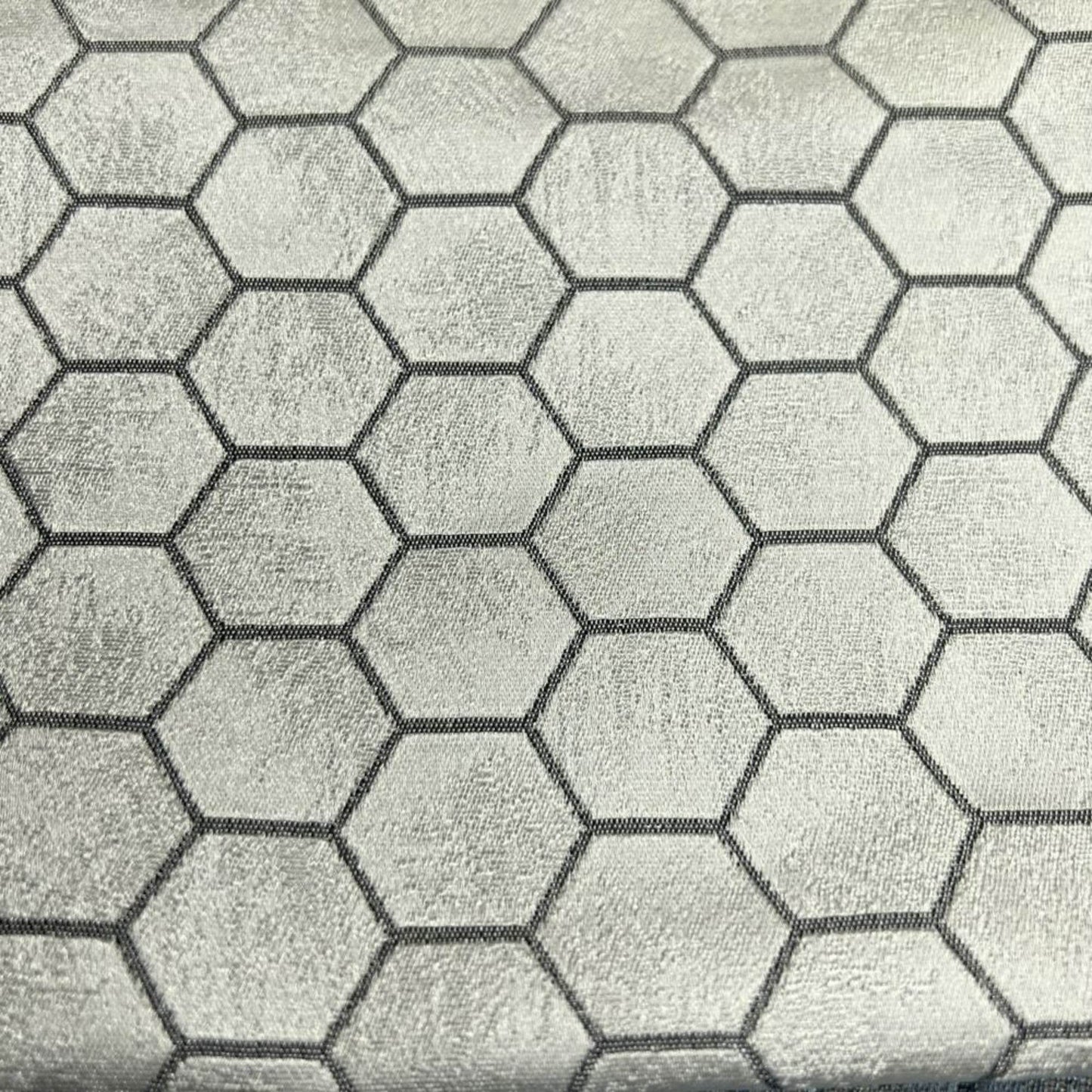 Silver Gastonia Jacquard Fabric - Fabrics Star