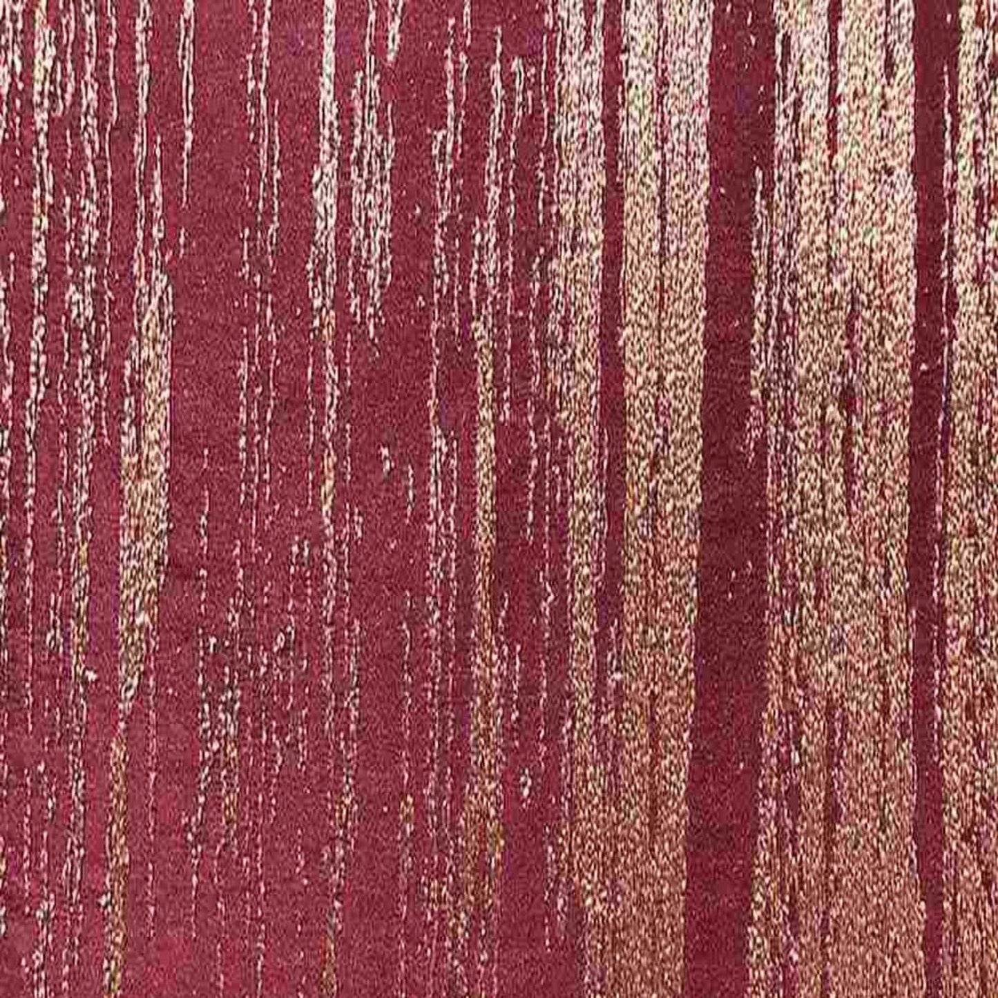 Wine Inline Metallic Jacquard Fabric - 114 Inch. in Width Fabric - Fabrics Star