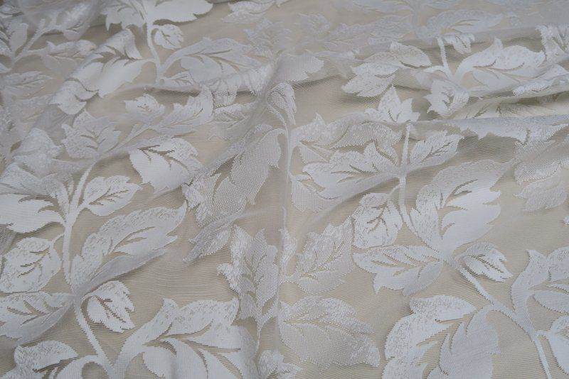 ivory IRVINE Lace Fabric - Fabrics Star