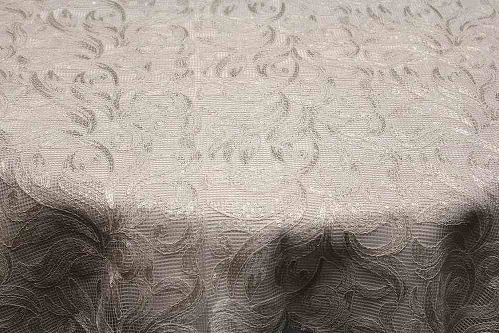 LANCHASTER Lace Sequin Fabric, 54 Inch. in Width - Fabrics Star