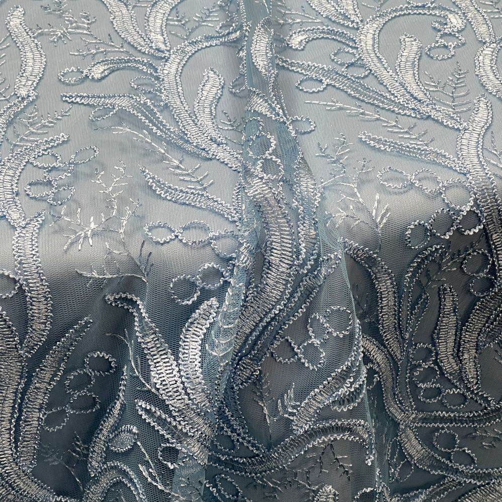 ice-blue RODEO Lace Fabric - Fabrics Star