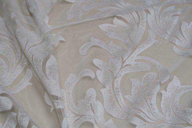 STERLING Lace Fabric, 55 Inch. in Width - Fabrics Star