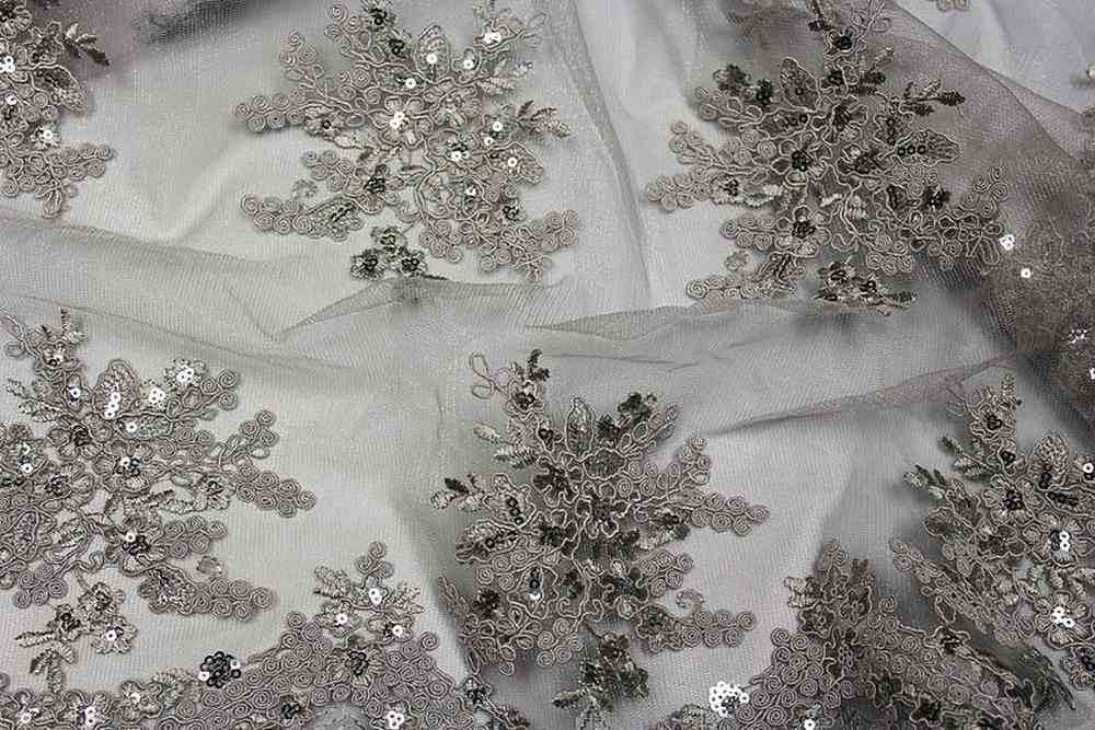 ALLEY Mesh Sequin Fabric, 54 Inch. in Width - Fabrics Star