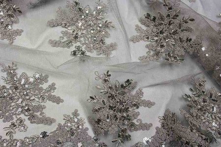 ALLEY Mesh Sequin Fabric, 54 Inch. in Width - Fabrics Star