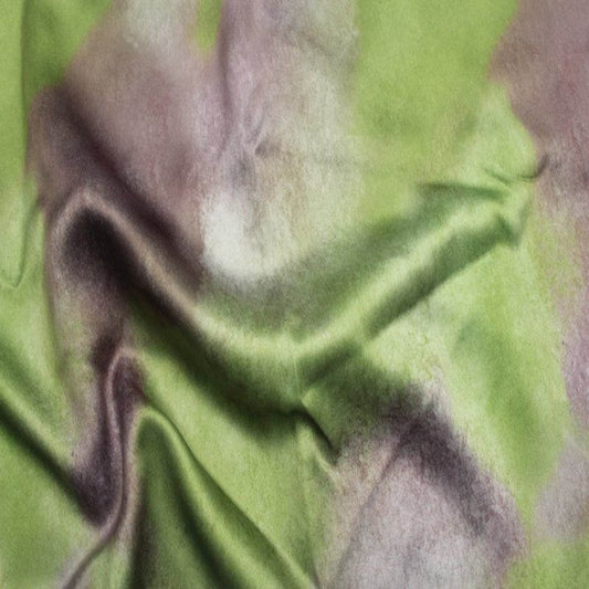 Plum - Solid Digital Print Satin Fabric - Cotton Hand - 58 Inch. in Width Fabric - Fabrics Star