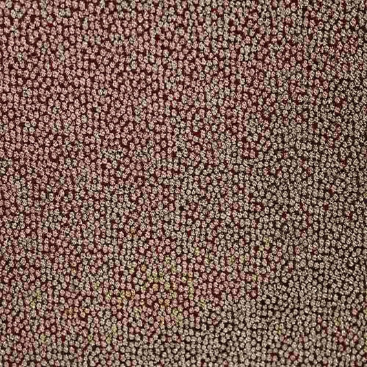 Red Beacon Metallic Jacquard Embroidery Fabric - Fabrics Star