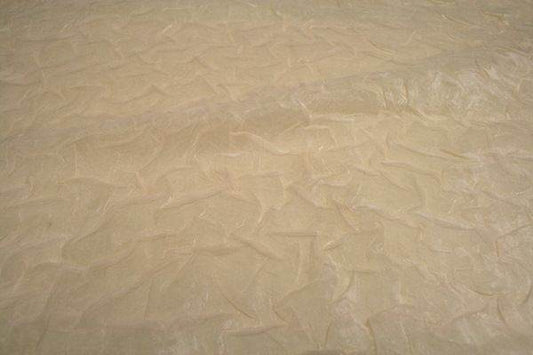 beige BRILLIANT Crushed Fabric - Fabrics Star