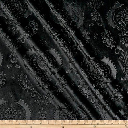 Brocade Damask Velvet Fabric, 58 Inch in Width, Ideal Embossed Material for Home Décor - Fabrics Star