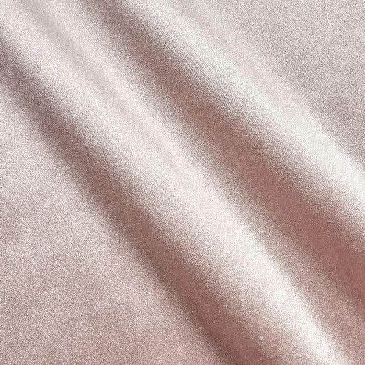 Blush Shiny Velvet Fabric - Fabrics Star