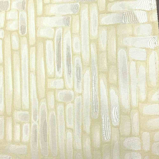 Ivory Catch Jacquard Fabric - Fabrics Star