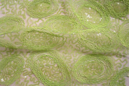 CHARMING Embroidered Sheer Fabric, 54 Inch in Width - Fabrics Star