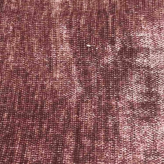 Mauve Chenille Soft Velvet Fabric - Fabrics Star