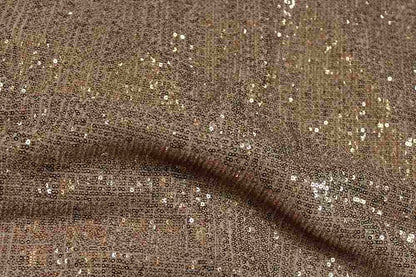 COCKTAIL Sequin Fabric on Mesh Material ,4 -Way Stretch, 52 Inch. In Width, | Home Decor