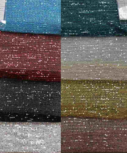 COCKTAIL Sequin Fabric on Mesh Material ,4 -Way Stretch, 52 Inch. In Width, | Home Decor