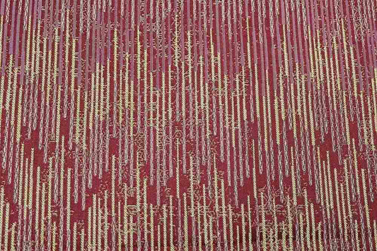 burgundy COLORADO Jacquard Fabric - Fabrics Star