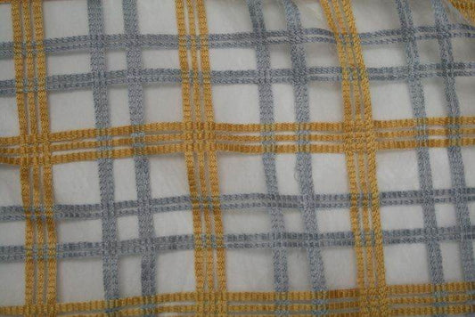 silver-1 COUNTRY COTTAGE Embroidered Fabric - Fabrics Star
