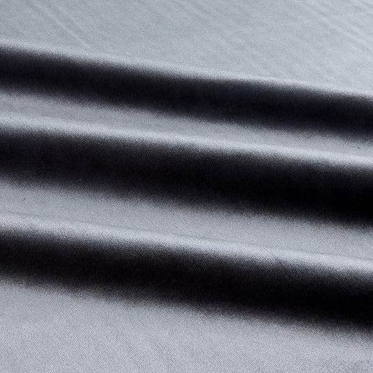 Charcoal Shiny Velvet Fabric - Fabrics Star