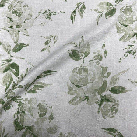 Dover Floral Digital Print Fabric - Linen Look - 115 Inch. in Width, | Home Decor - Fabrics Star
