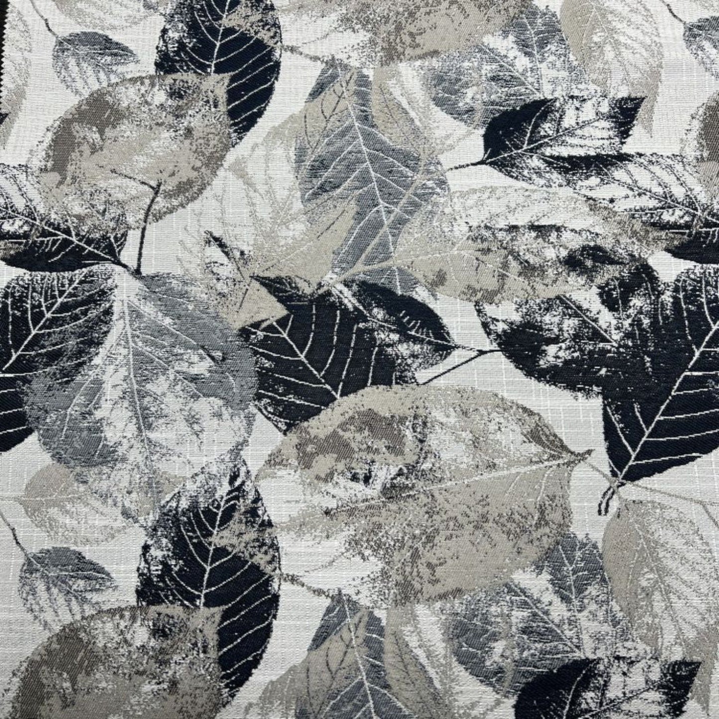 FALLEN LEAVES Jacquard Leave Print Tapestry Fabric, 118 Inch in Width, | Home Decor