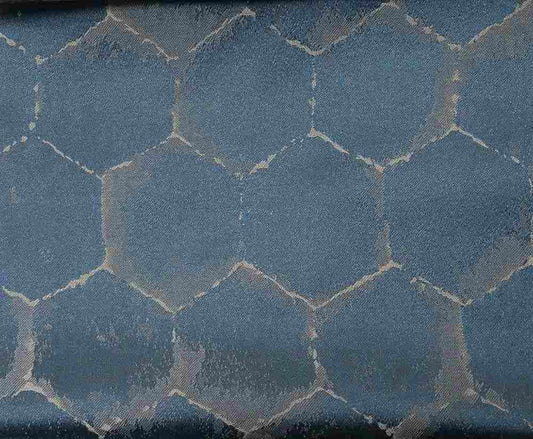 Copan Blue Frontier Jacquard Fabric - Fabrics Star