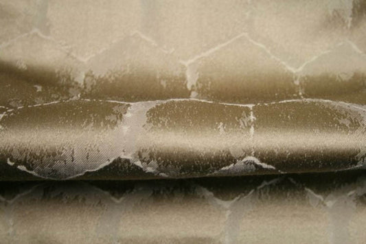 Taupe Frontier Jacquard Fabric - Fabrics Star