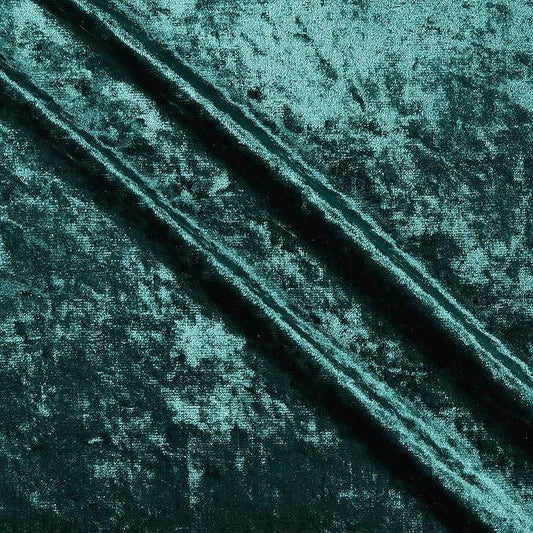 Forest Shiny Crushed Velvet Fabric - Fabrics Star