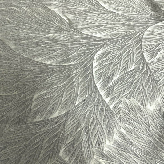 Silver Garden Jacquard Fabric - Fabrics Star