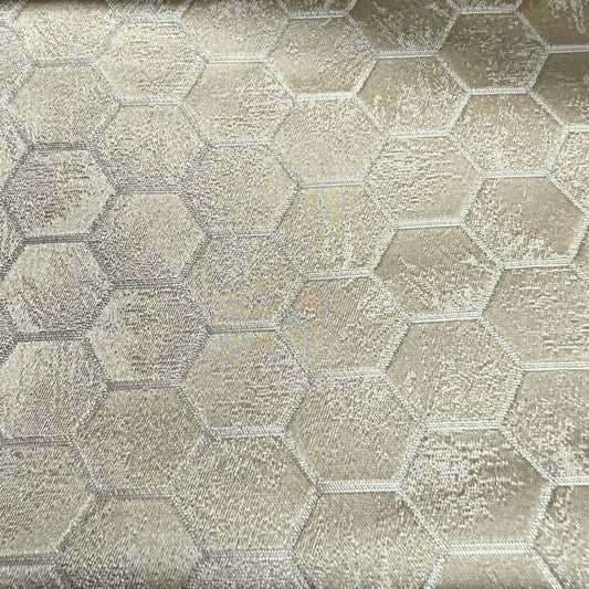 Champagne Gastonia Jacquard Fabric - Fabrics Star