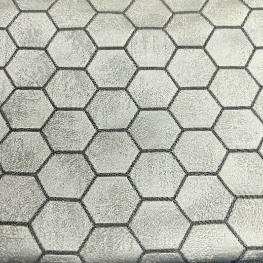 Silver Gastonia Jacquard Fabric - Fabrics Star