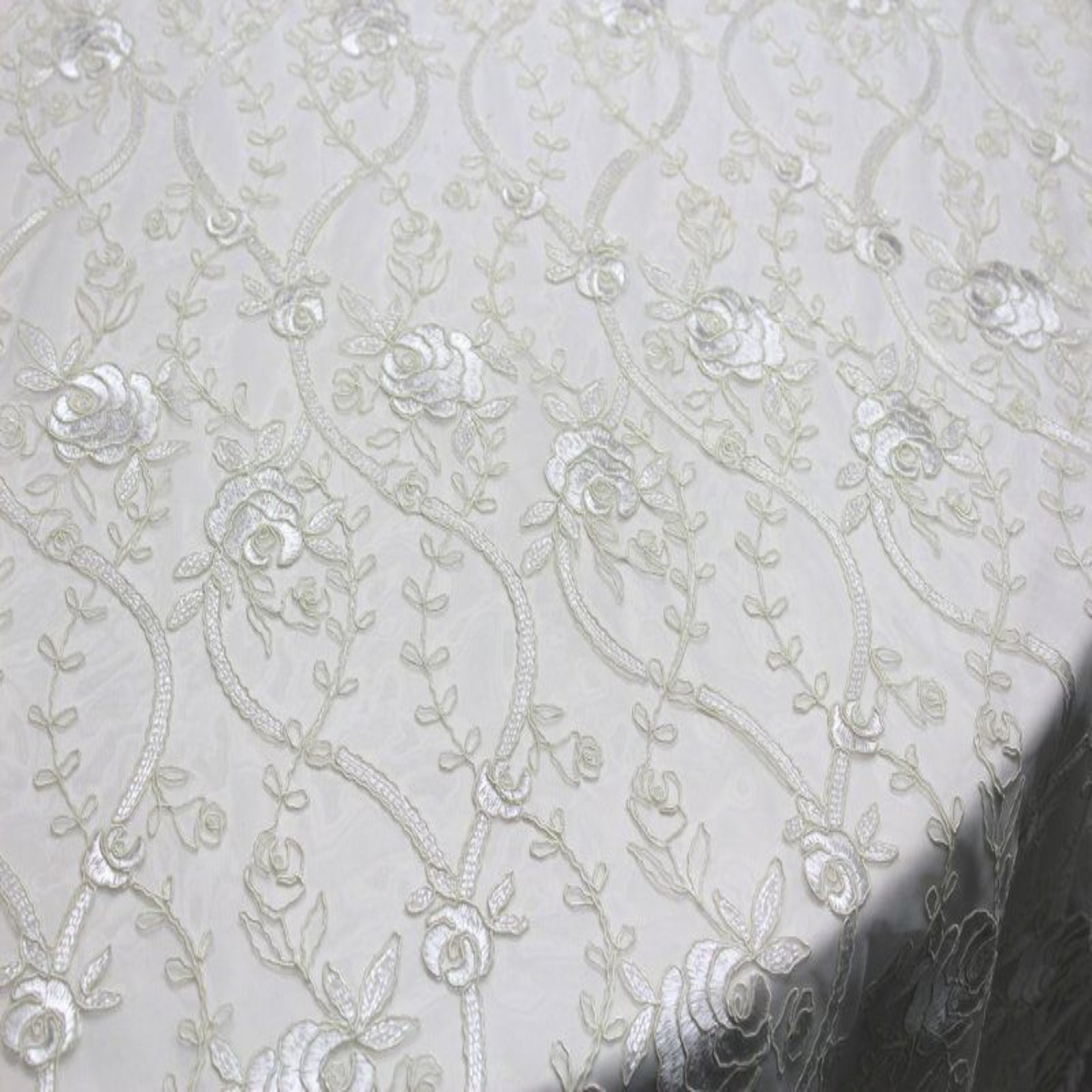 HOLIDAY Embroidered Mesh Fabric