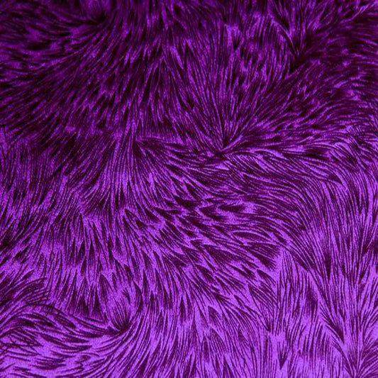 Plum Huntsville Brocade Velvet Fabric - Fabrics Star