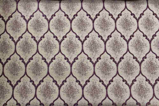Lilac Ladino Jacquard Fabric - Fabrics Star