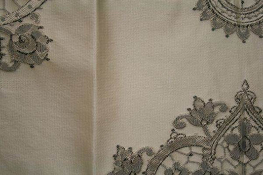 silver-1 LAURIER Fabric. 58 Inch in Width Fabric - Fabrics Star