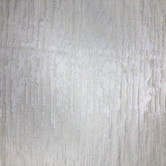 White Lanora Jacquard Fabric - Fabrics Star