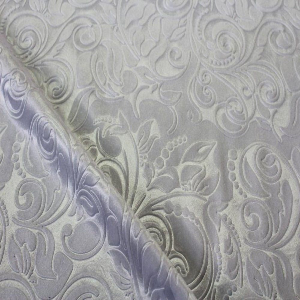 Brocade Scroll Velvet Fabric