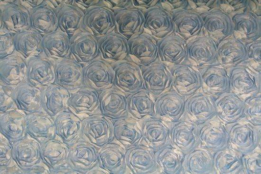 ice-blue LOVEABLE Embroidered Taffeta Fabric - Fabrics Star