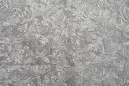 white-1 LOVEABLE Embroidered Taffeta Fabric - Fabrics Star