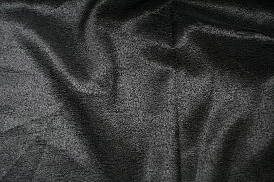 black LUXURY Crushed Fabric - Fabrics Star