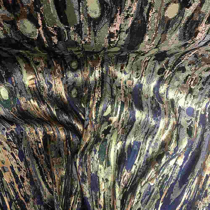 LYNN Jacquard Print Metallic Fabric, 118 Inch in Width, | Home Decor