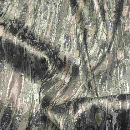 LYNN Jacquard Print Metallic Fabric, 118 Inch in Width, | Home Decor