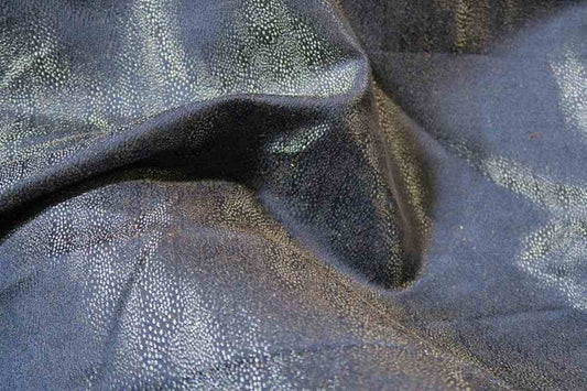 Navy Marisol Jacquard Fabric - Fabrics Star