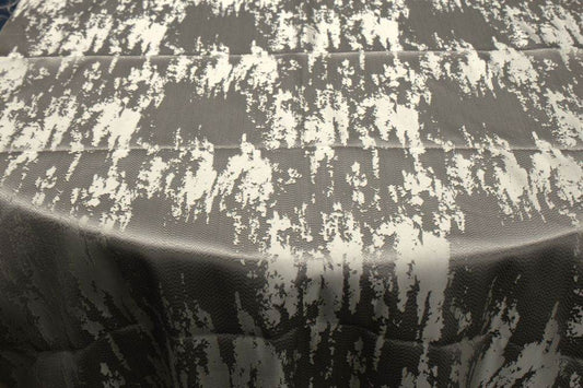 silver MARMORE Jacquard Fabric - Fabrics Star