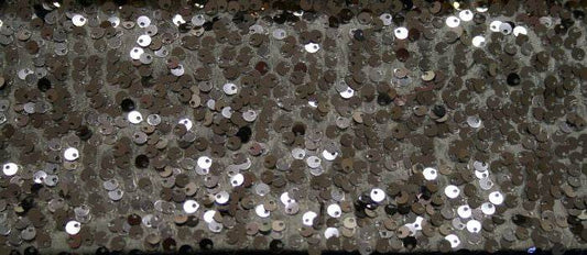 gray Milton Taffeta Sequin Fabric - Fabrics Star