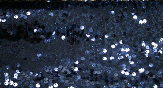 navy Milton Taffeta Sequin Fabric - Fabrics Star